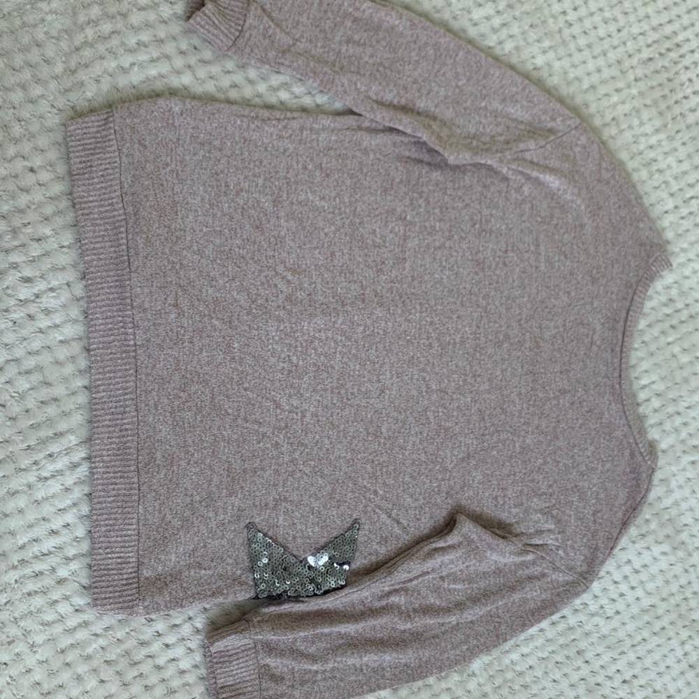 Super soft sequence star red wine shirt